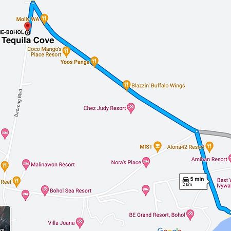 Bed and Breakfast Tequila Cove Panglao Exterior foto